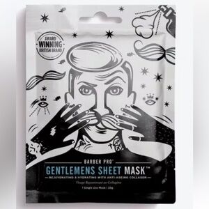 LOT OF 2 NEW SEALED BARBER PRO Face Mask Rejuvenating & Hydrating Collagen